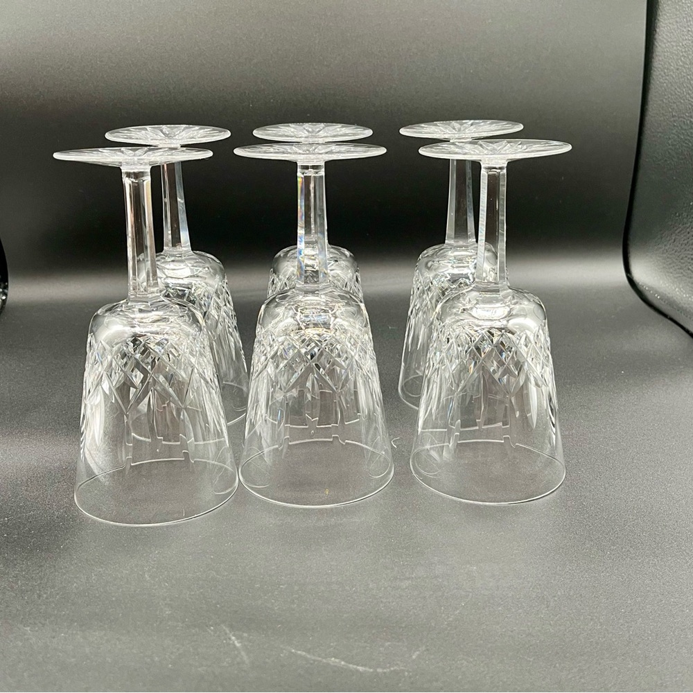 Collectible Waterford Crystal Goblets 7 Inch Tall 8-10 Ounce Handmade In Ireland - Picture 11 of 15